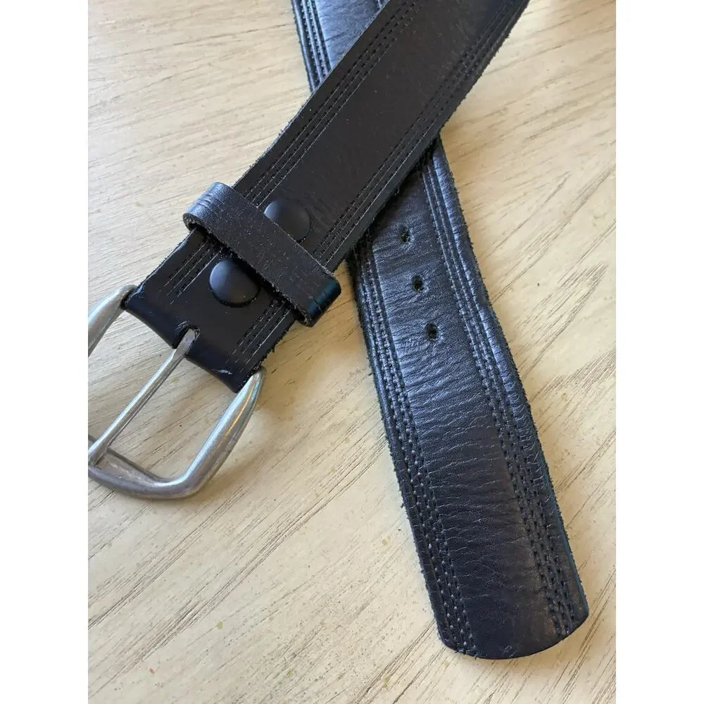 Genuine leather Belt Men’s 34 thick utility outdoor Guide Gear Workwear USA NWT
